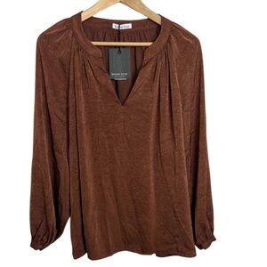 Brave + True Diego Top Cocoa Raglan Sleeve NWT XS-XL
